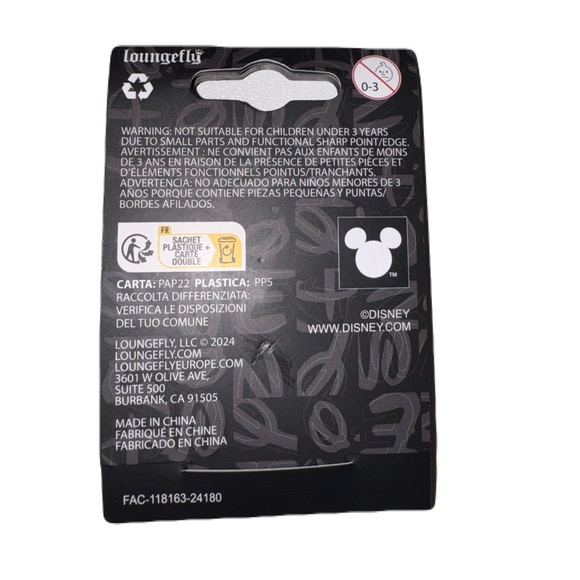 Loungefly Disney Stitch & Scrump Holiday Pajamas Enamel Pin - Picture 3 of 3